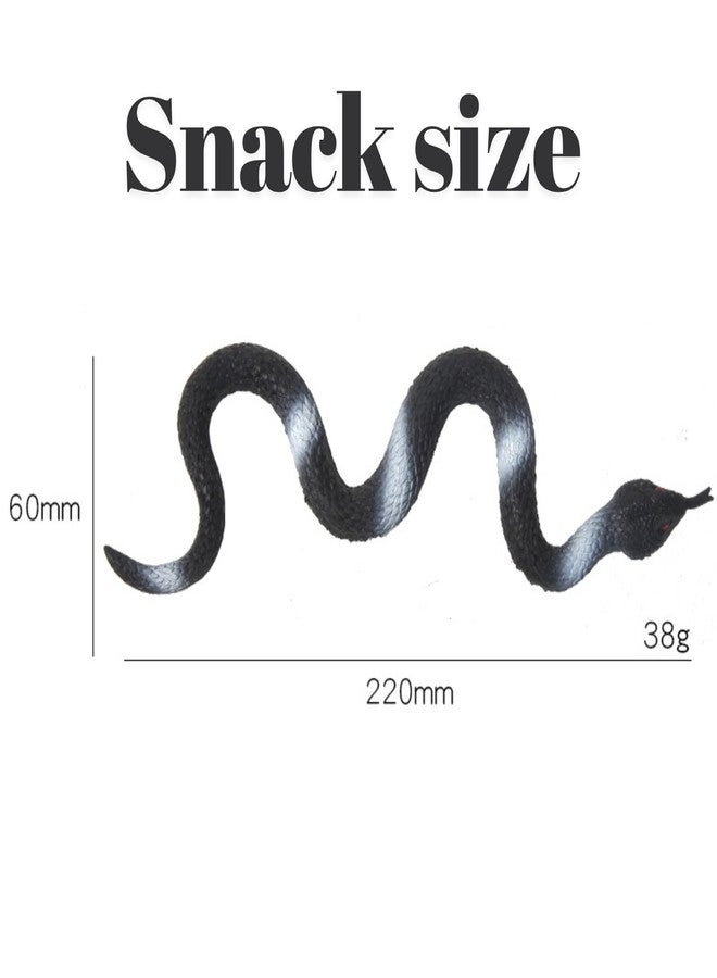 MALLEXO Realistic Big Size Rubber Snake Toy for Kids | 2PCs Wild Animal Prank Fake Snakes Action Figure for Fun Scary Toys for Boys and Girls Learning & Halloween Party Decoration Items Birthday Gifts - Image 4